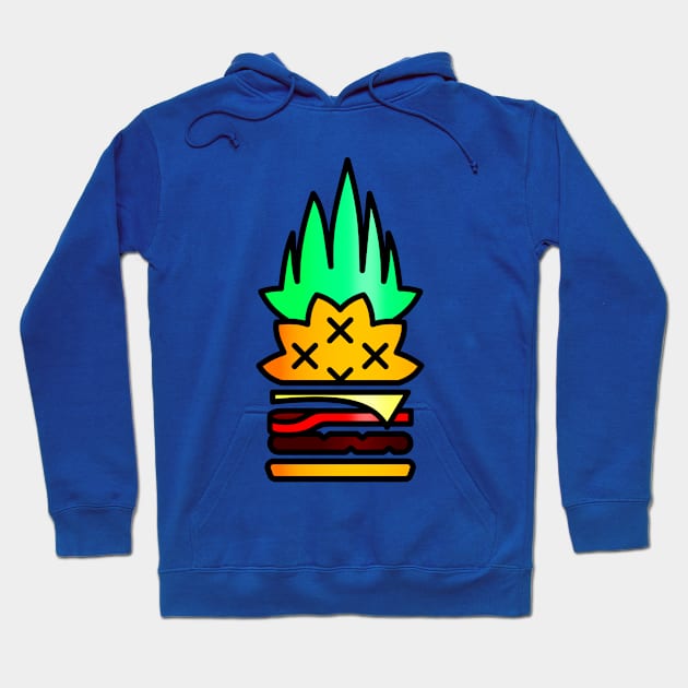 Pineapple Hamburger Hoodie by JPenfieldDesigns